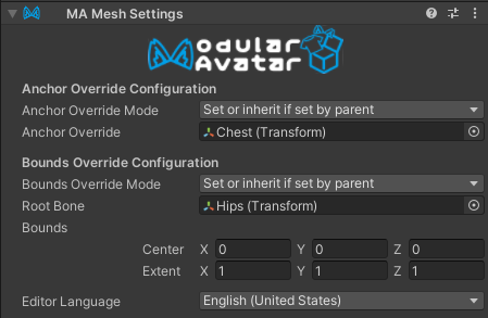 Inherit Mesh Settings