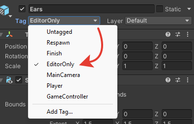 Восстановление меша из префаба